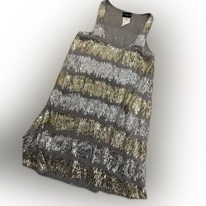 Beautiful gold silver mini dress! Perfect new year dress!